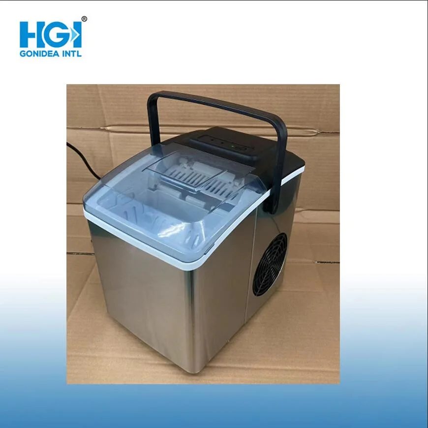 Hgi Portable Bullet 12kg Plastic Table Top Mini Ice Maker for Home