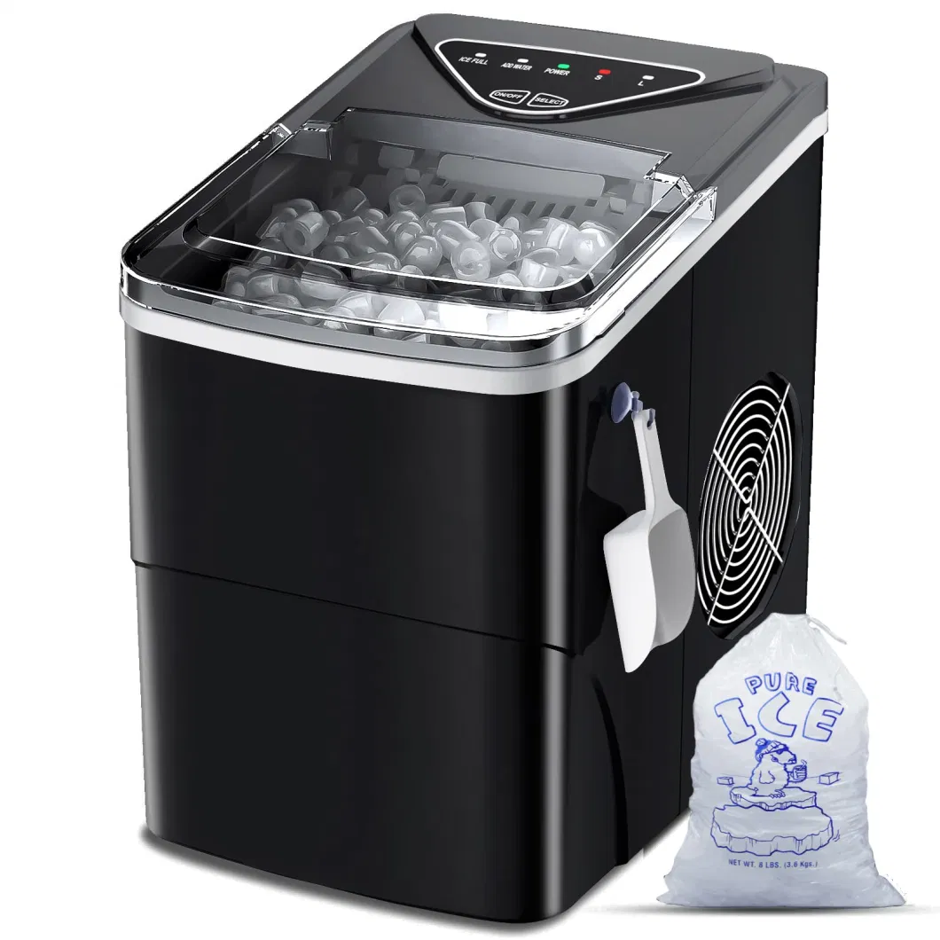 Hot Sale Portable with Free Ice Cube Trays 90W Ice Maker