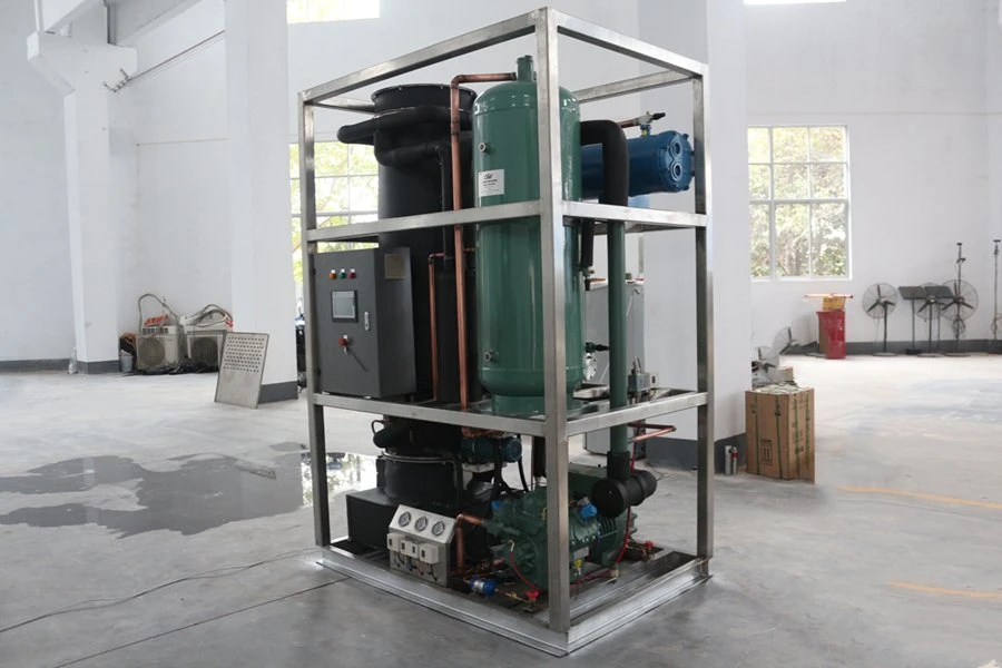 China Top 2000kg 2 Ton Tube Ice Machine CE Approved SUS304 Evaporator Ice Tube Maker Philippines